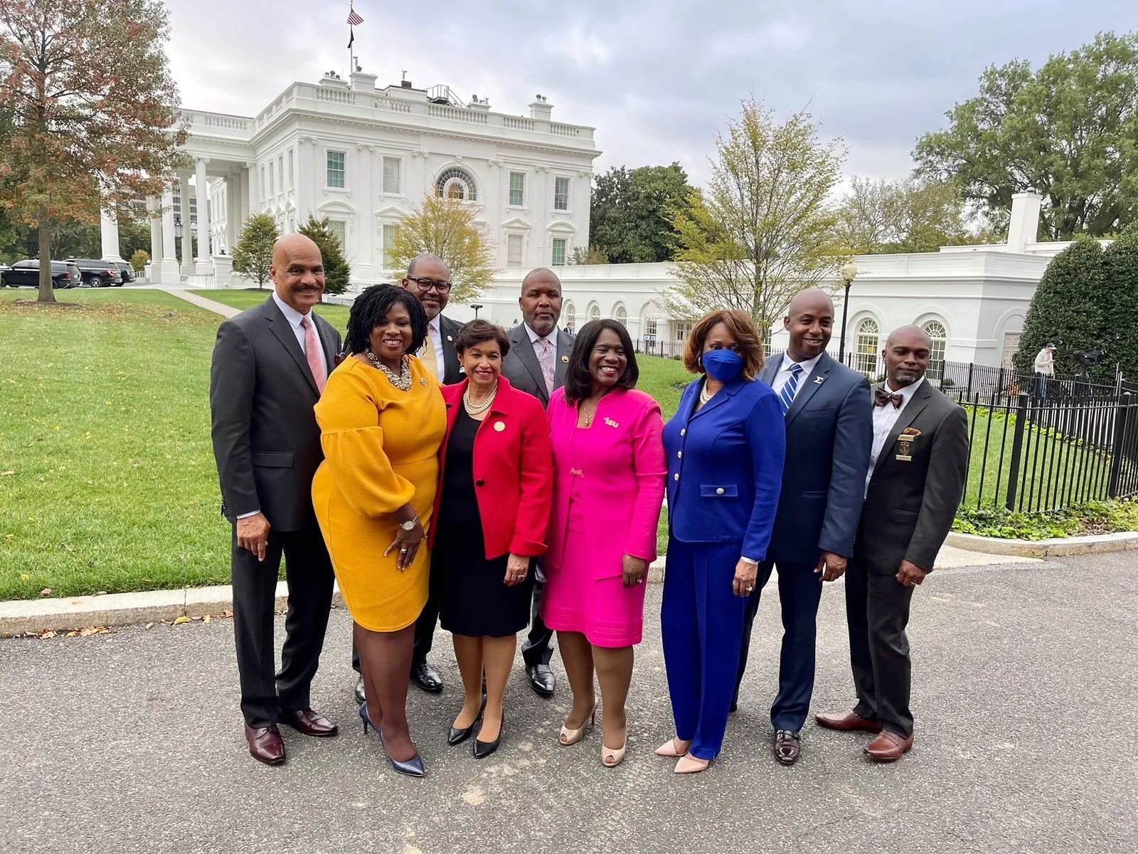 Phi Beta Sigma Among the Delegation Meeting with VP Kamala Harris